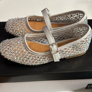 DV by Dolce Vita Silver Kids Dress Shoes